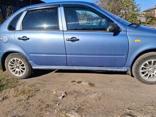 2005 Lada (ВАЗ) Kalina I, голубой, 180000 рублей, вид 4