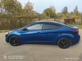2014 Hyundai Elantra V (MD) Рестайлинг, синий, 1000000 рублей, вид 4