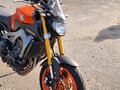 2014 Yamaha MT-09 (FZ-09), оранжевый, 500000 рублей - вид 2
