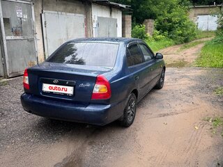 2008 Hyundai Accent ТагАЗ II, синий, 315000 рублей, вид 5
