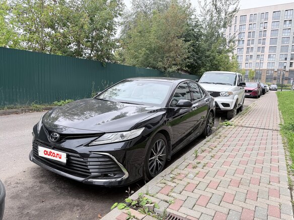 2022 Toyota Camry VIII (XV70) Рестайлинг, чёрный