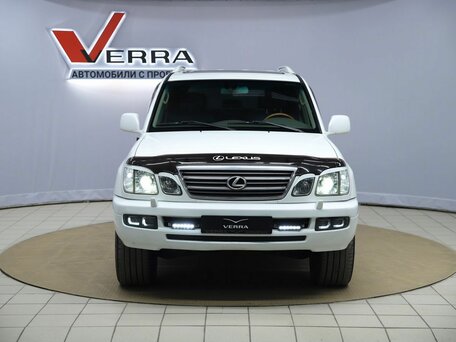2003 Lexus LX 470 II Рестайлинг, белый, 1650000 рублей, вид 2
