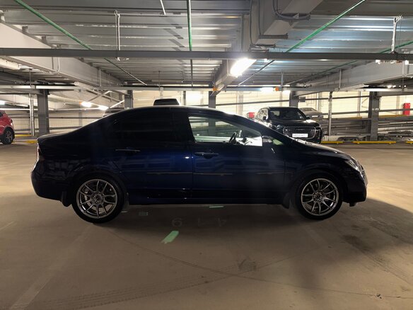 2009 Honda Civic VIII Рестайлинг, синий, 1050000 рублей - вид 1
