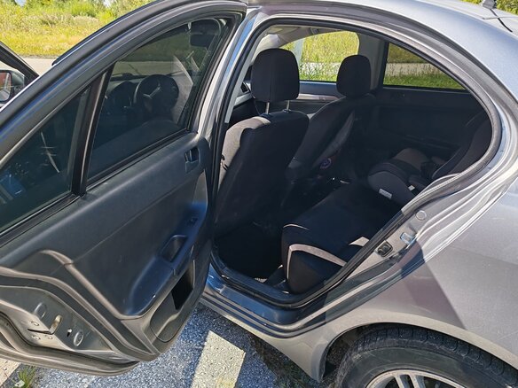 2012 Mitsubishi Lancer X Рестайлинг, серый - вид 6