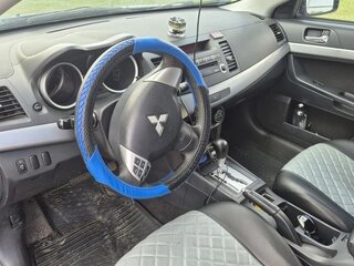 2011 Mitsubishi Lancer X Рестайлинг, синий, 595000 рублей, вид 4