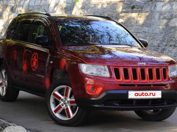 2011 Jeep Compass I Рестайлинг, пурпурный, 1100000 рублей - вид 1