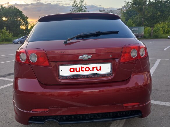 2007 Chevrolet Lacetti I, красный, 220000 рублей - вид 8