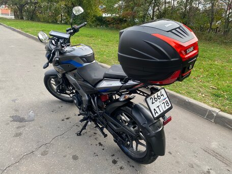 2024 Bajaj Pulsar NS 200, серый, 260000 рублей, вид 3