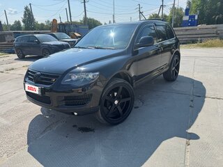 2008 Volkswagen Touareg I Рестайлинг, чёрный, 1000000 рублей, вид 1