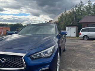 2018 Infiniti Q50 I Рестайлинг, синий, 2070000 рублей, вид 5