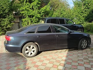 2014 Audi A6 IV (C7), синий, 1000000 рублей, вид 4