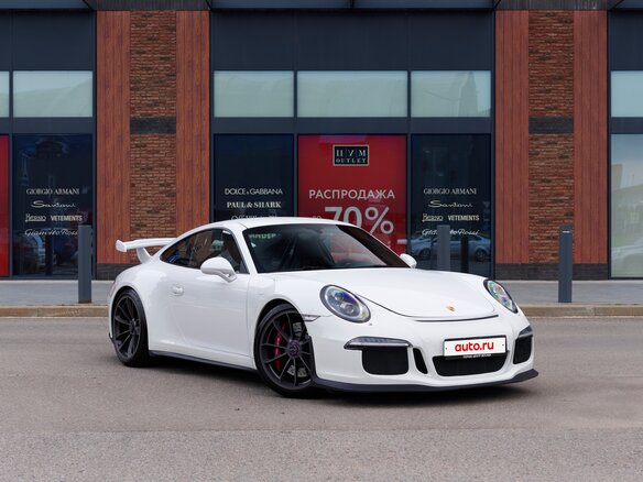 2015 Porsche 911 GT3 991, белый, 10700000 рублей - вид 3