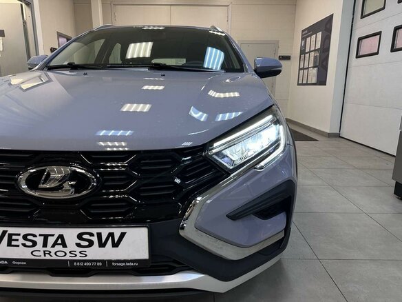 2026 Lada (ВАЗ) Vesta SW Cross I Рестайлинг (NG), серый - вид 13
