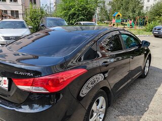 2014 Hyundai Elantra V (MD) Рестайлинг, чёрный, 1070000 рублей, вид 4