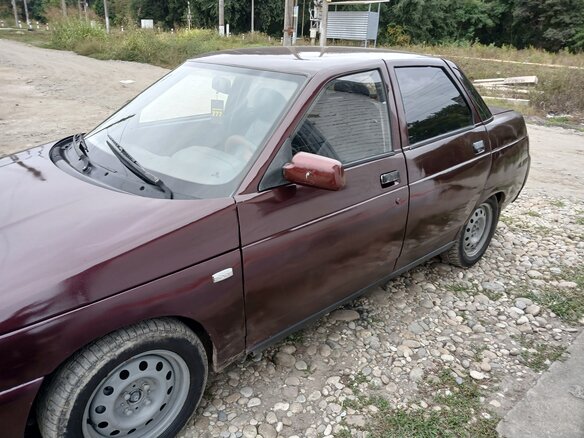 1999 Lada (ВАЗ) 2110, красный, 130000 рублей - вид 5