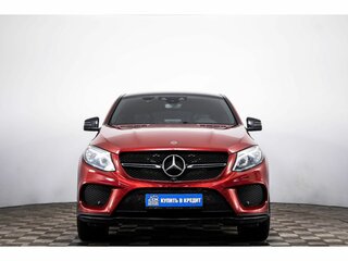 2017 Mercedes-Benz GLE Coupe 400 I (C292), красный, 3799000 рублей, вид 2