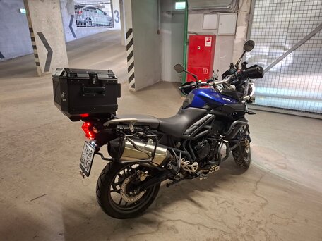 2014 Triumph Tiger 800, синий, 720000 рублей, вид 2