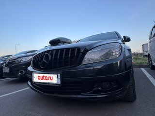 2008 Mercedes-Benz C-Класс 180 Kompressor III (W204), чёрный, 1100000 рублей, вид 3