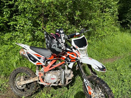 2023 Kayo Basic TT125EM, оранжевый, 80000 рублей, вид 2
