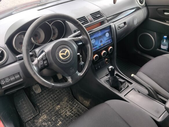 2008 Mazda 3 I (BK) Рестайлинг, красный, 580000 рублей - вид 6