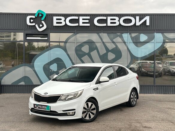 2015 Kia Rio III Рестайлинг, белый