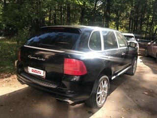 2005 Porsche Cayenne Turbo I (955), чёрный, 1700000 рублей, вид 4