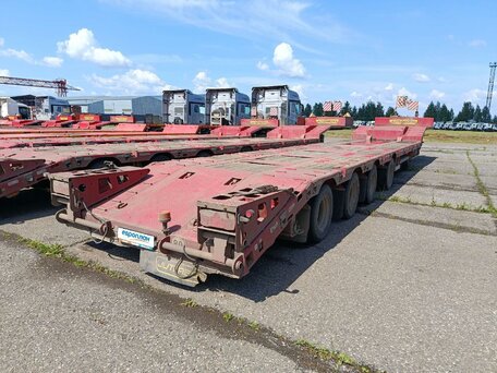 2023 Juterborg Низкорамный трал, красный, 3555900 рублей, вид 3