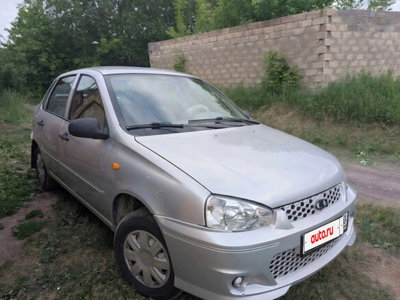 2010 Lada (ВАЗ) Kalina I, серебристый, 430000 рублей