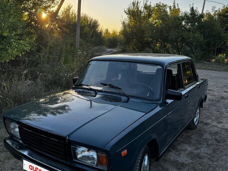 1999 Lada (ВАЗ) 2107, зелёный, вид 1