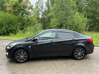 2015 Hyundai Solaris I Рестайлинг, чёрный, 939000 рублей, вид 5