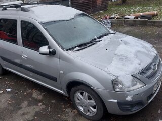2013 Lada (ВАЗ) Largus I, серебристый, 619000 рублей, вид 1