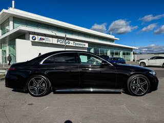 2022 Mercedes-Benz S-Класс 400 d 4MATIC VII (W223), чёрный, 7485015 рублей, вид 4