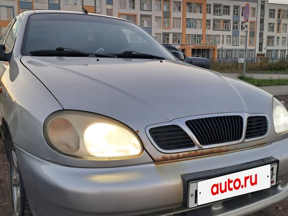 2006 Daewoo Lanos, серебристый, 120000 рублей - вид 3
