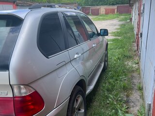 2003 BMW X5 3.0i I (E53) Рестайлинг, серебристый, 720443 рублей, вид 4