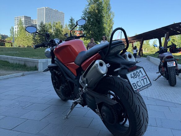 2008 Triumph Speed Triple, оранжевый - вид 5