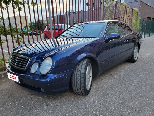 1997 Mercedes-Benz CLK-Класс 200 I (W208), синий, 475000 рублей - вид 9