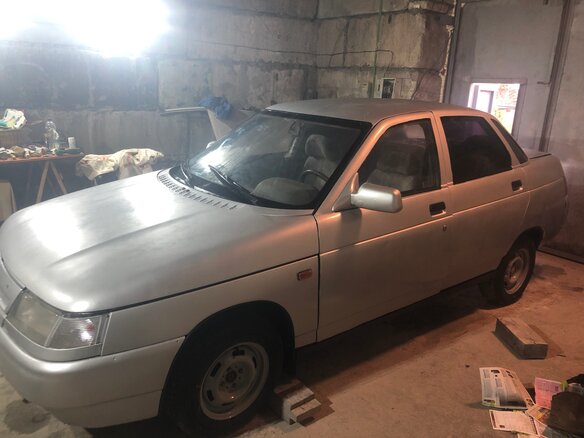 2001 Lada (ВАЗ) 2110, серебристый - вид 3