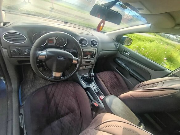2008 Ford Focus II Рестайлинг, синий, 560000 рублей - вид 4