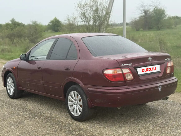 2001 Nissan Sunny N16, красный, 330000 рублей - вид 6