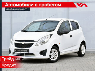 2012 Chevrolet Spark III, белый, 685000 рублей, вид 1