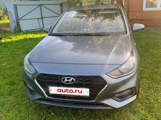 2018 Hyundai Solaris II, серый, 1200000 рублей, вид 2