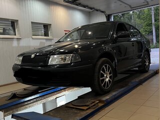 2007 Skoda Octavia I (A4) Рестайлинг, чёрный, 370000 рублей, вид 2