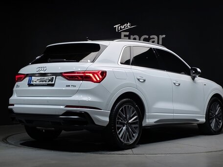2022 Audi Q3 35 TDI II (F3), белый, 3727007 рублей, вид 4