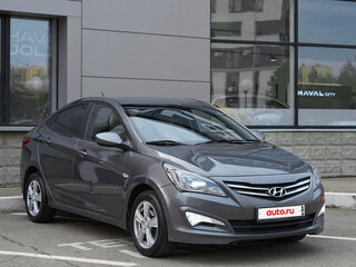 2016 Hyundai Solaris I Рестайлинг, серый, 1070000 рублей, вид 3