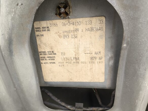 1987 Audi 80 IV (B3), серый, 260000 рублей - вид 14