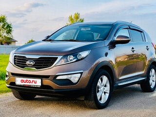 2013 Kia Sportage III, коричневый, 1350000 рублей, вид 1
