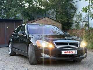 2008 Mercedes-Benz S-Класс 500 V (W221), чёрный, 1300000 рублей, вид 4