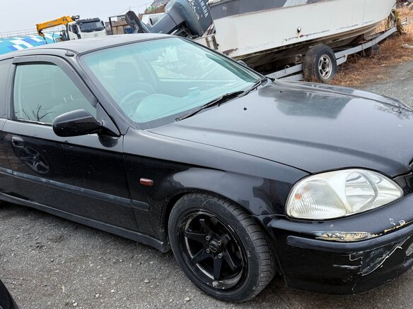 1997 Honda Civic VI, чёрный, 500000 рублей