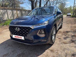 2019 Hyundai Santa Fe IV, синий, 2899999 рублей, вид 2
