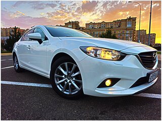 2016 Mazda 6 III (GJ) Рестайлинг, белый, 1785000 рублей, вид 2